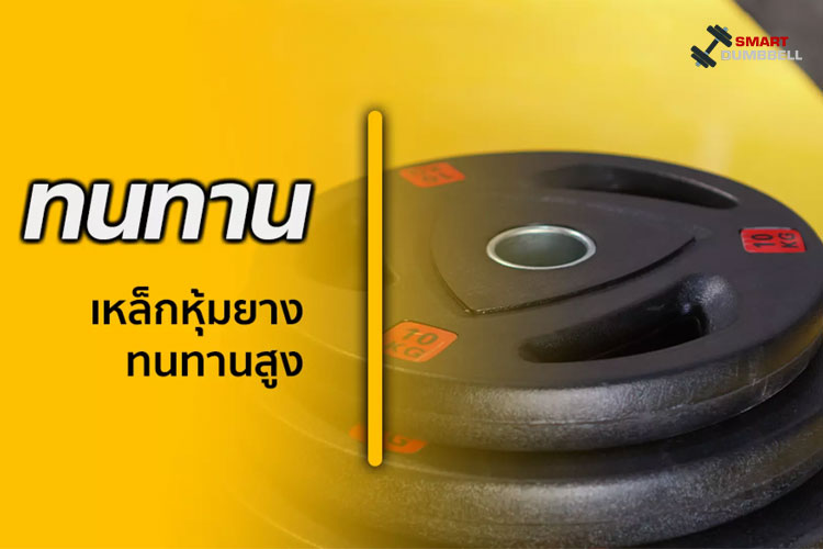 RUBBER WEIGHT PLATE แผ่นน้ำหนักชนิดยางสำหรับแกน